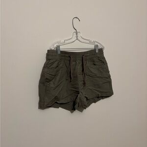 Kismet Dark Green Cargo Shorts for Men